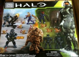 Halo Mega Bloks Flood Hunters Battle Unit 97160 Box 2013