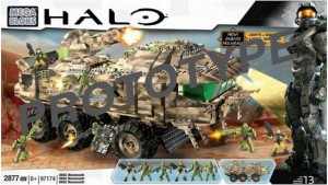 Halo Mega Bloks Signature Series UNSC Mammoth 97174 Set Box