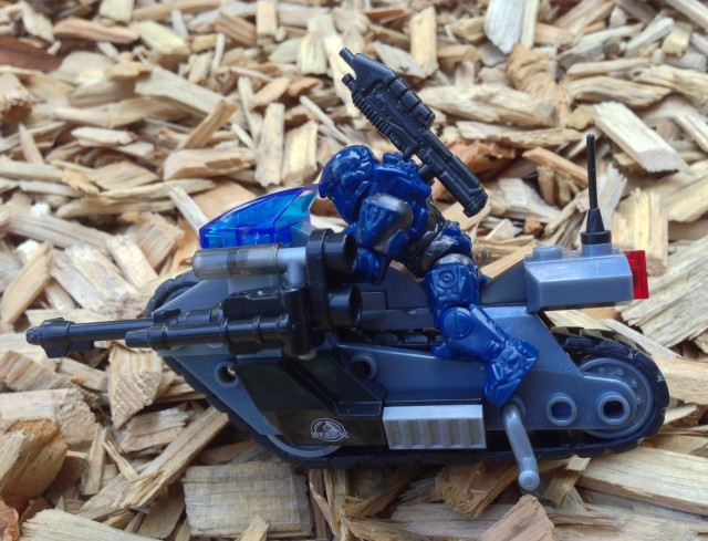 Mega Bloks Halo UNSC Siege Bike Side-Mounted Machine Gun