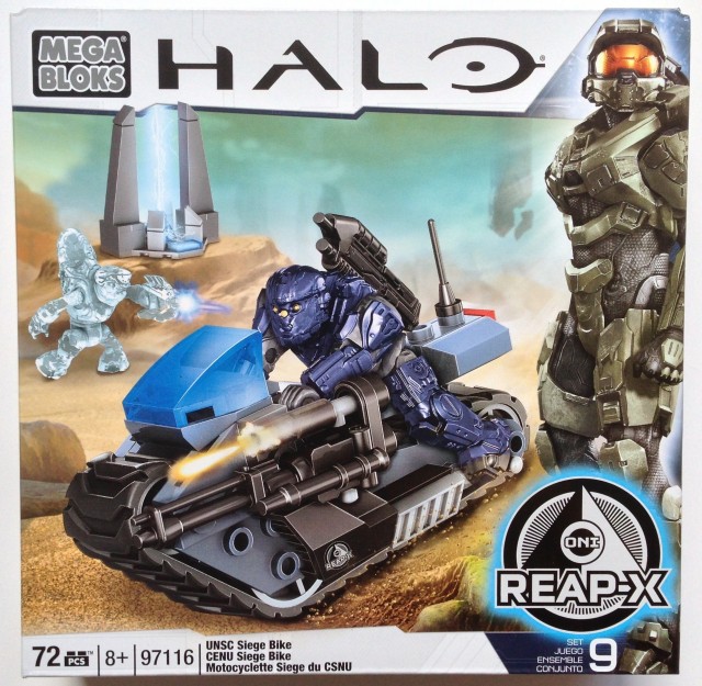 Halo Mega Bloks 97116 UNSC Siege Bike Box ONI REAP-X