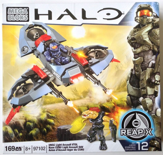 97102 Halo Mega Bloks UNSC Light Assault VTOL Box