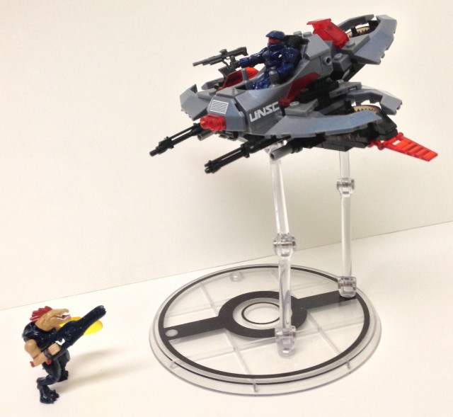 Mega Bloks Halo UNSC Light Assault VTOL vs. Covenant Storm Jackal Figure