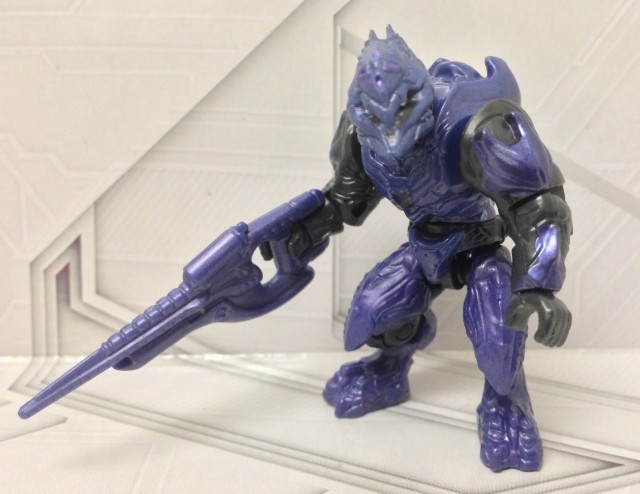Halo 4 Mega Bloks Series 7 Elite Zealot Figure Purple Indigo