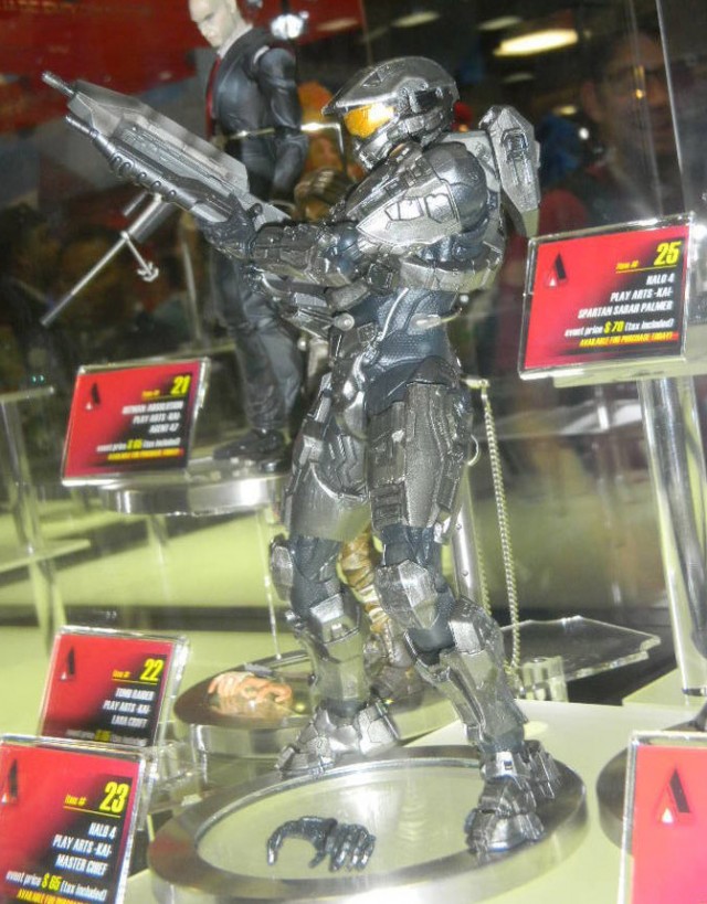 Halo 4 Master Chief Play Arts Kai Figure on Display at SDCC 2013