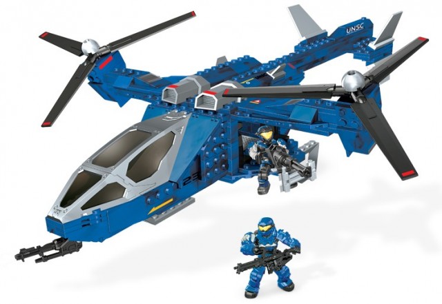 Halo Mega Bloks Blue Series Falcon 97204