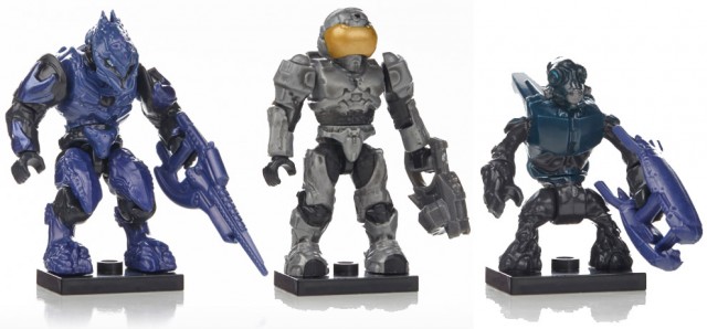 Halo Mega Bloks Series 7 Figures Elite Zealot Spec Ops Grunt Security Spartan