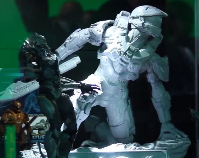 McFarlane Halo 4 Cover Art Master Chief Statue Unpainted Prototype