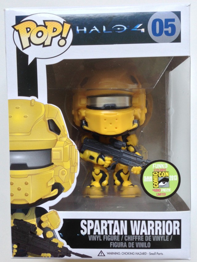 SDCC 2013 Funko Halo 4 Yellow Spartan POP! Vinyls Exclusive