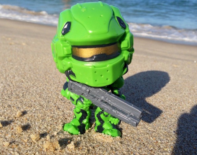 SDCC 2013 Exclusive Halo 4 Funko POP! Vinyls Green Spartan Warrior Figure