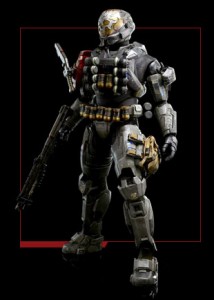 Halo ThreeA Toys Emile Figure with Shotgun