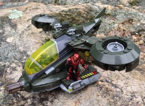 Halo Mega Bloks UNSC Hornet vs Covenant Vampire Review 97123