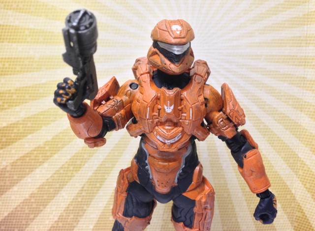 Halo 4 Series 2 Rust Spartan Scout Figure Review McFarlane Toys