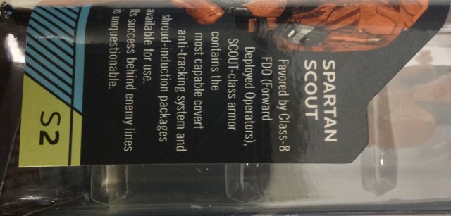 Halo 4 Series 2 Spartan Scout Description on Packaging McFarlane Toys