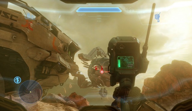 Halo 4 Mission 5 Reclaimer Screenshot UNSC Mammoth
