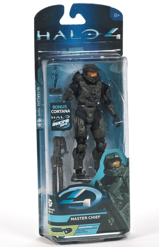 HALO 4 MASTER CHIEF SERIES 2 ACTION FIGURE CORTANA MICRO OPS 2013 MCFARLANE - Boonsart shop