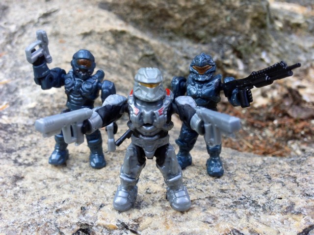 Halo Mega Bloks Majestic Team Squad Figures Hoya Grant Sarah Palmer