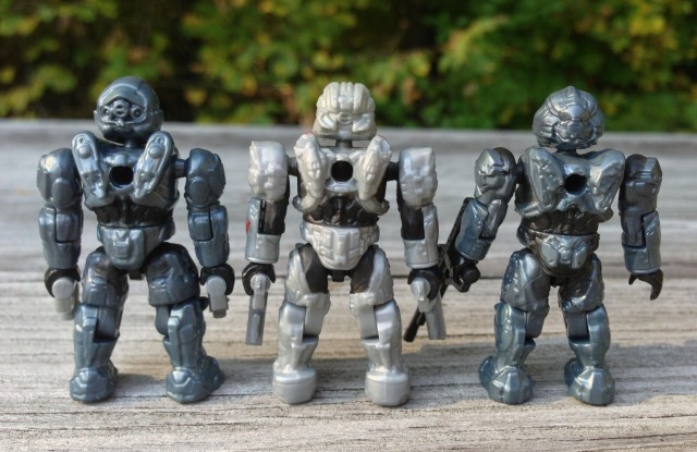 97129 Halo Mega Bloks Figures Back Covert Ops Pathfinder Operator Scout Spartans
