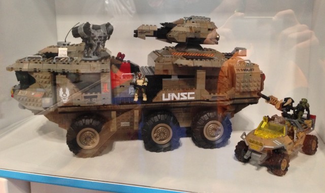 Halo Mega Bloks UNSC Mammoth Display at NYCC 2013