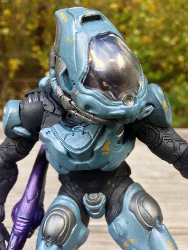 Sangheili Ranger Helmet Close-Up See Elite's Head inside Helmet