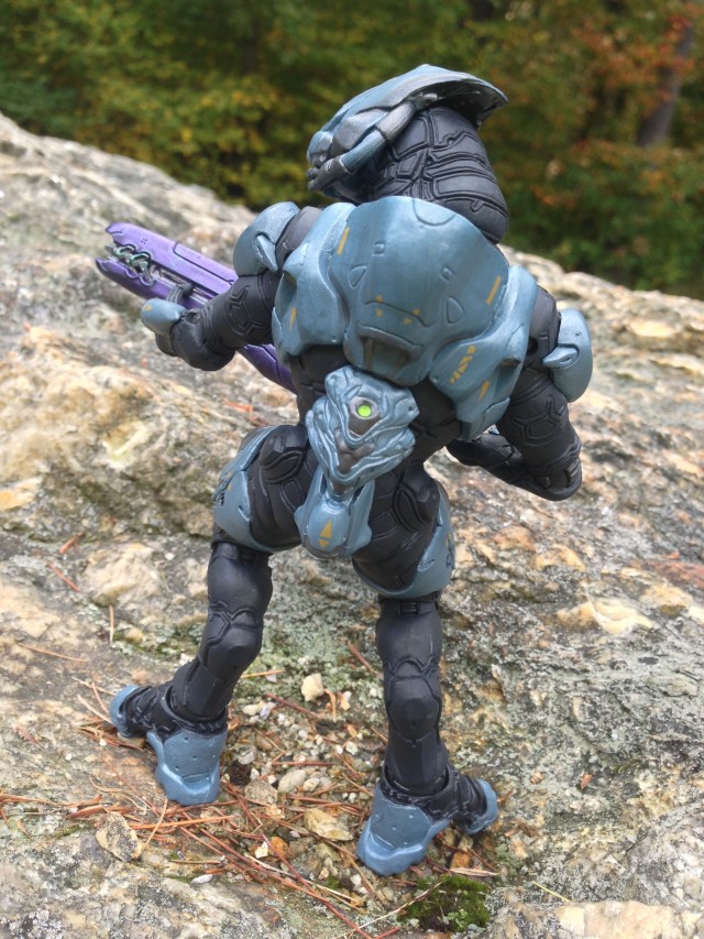 Elite Ranger Halo 4 Action Figure Back McFarlane Toys Series 2 2013