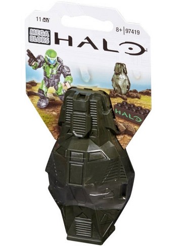 97419 Halo Mega Bloks ODST Drop Pod Set Metallic Green 2014