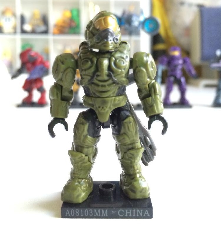 Halo Mega Bloks Series 8 UNSC Spartan Soldier Ultra Rare 
