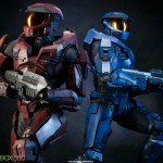 LIMITED Halo Red & Blue Spartans Statues Up for Order!