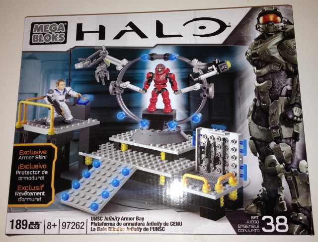 Halo Mega Bloks UNSC Infinity Armor Bay 97262 Box