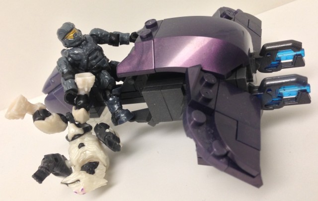 Halo 4 Thorne Figure Steals Covenant Ghost Mega Bloks Vehicle