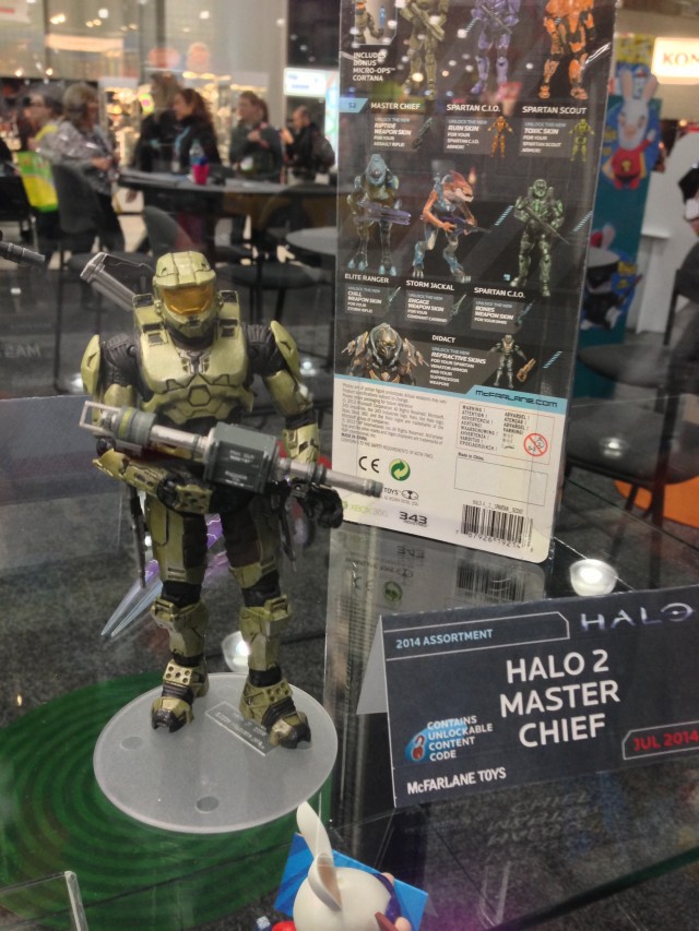 Halo 2 Master Chief Figure McFarlane Toys 2014 New York Toy Fair