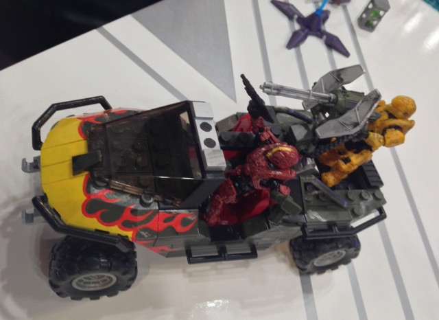 Mega Bloks Halo Wars Flaming Warthog NY Toy Fair 2014