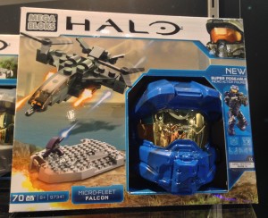 Toy Fair 2014 Halo Mega Bloks Micro Fleet Falcon 97341 Packaged