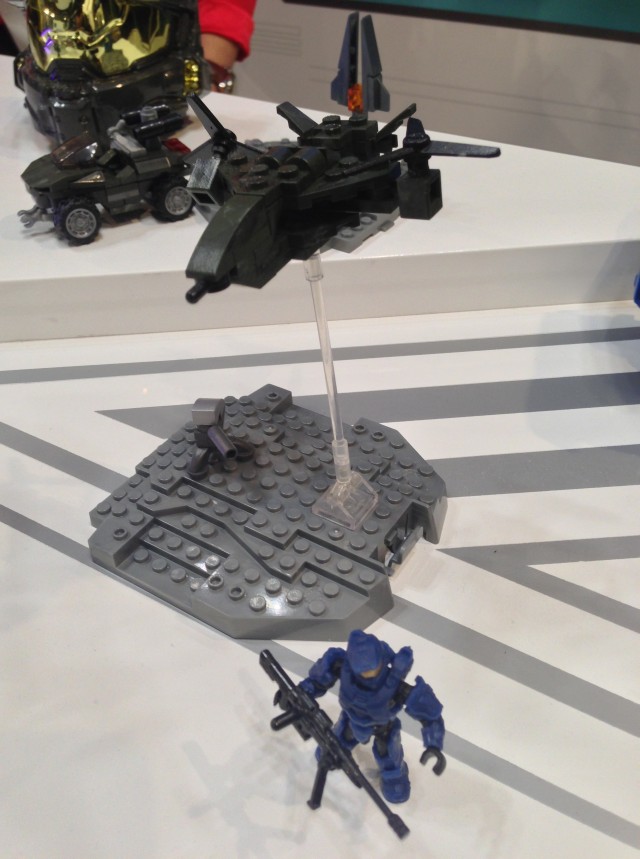 UNSC Falcon Micro Fleet Halo Mega Bloks Set Toy Fair 2014