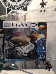 Halo Mega Bloks NMPD Police Cruiser Box Packaging at 2014 Toy Fair