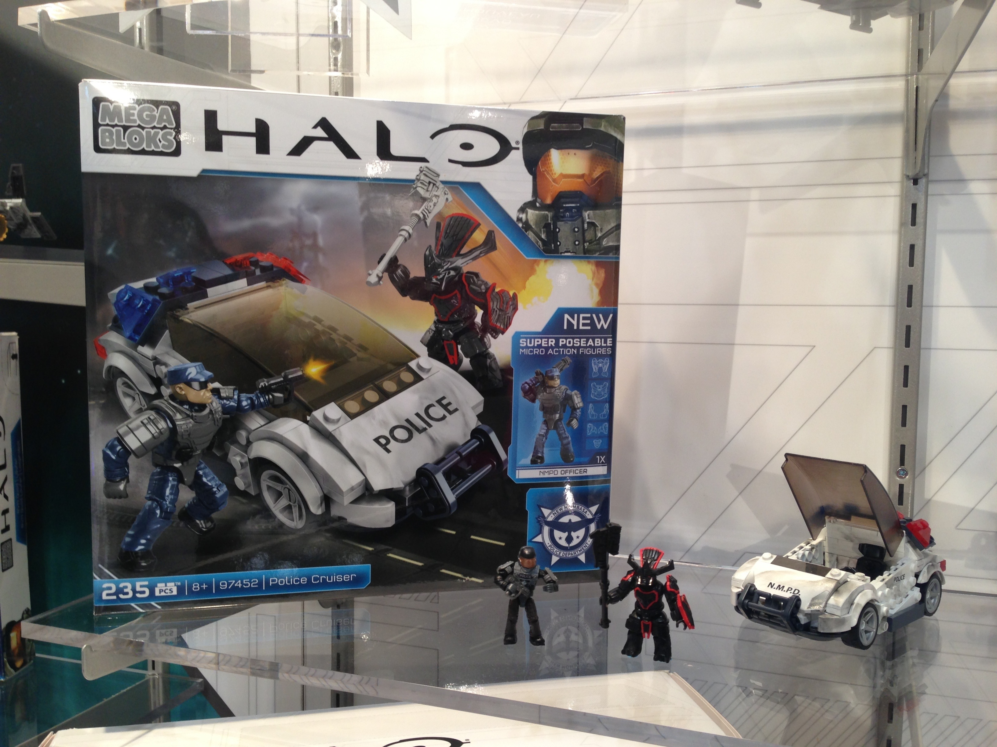 NEW in Box Halo Mega Bloks Police Cruiser Standoff 2 Micro Action
