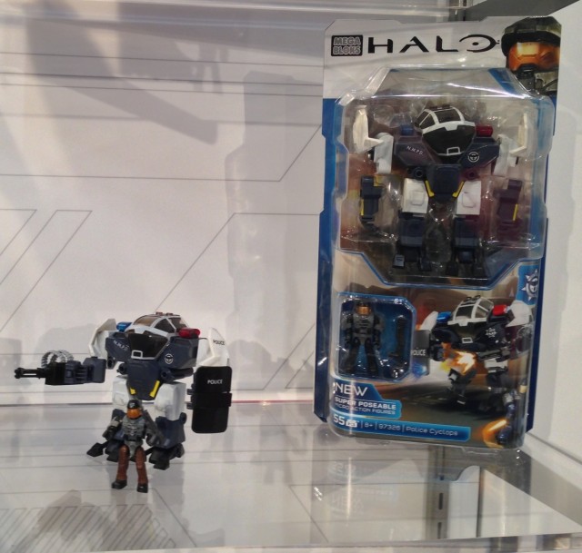 New York Toy Fair 2014 Mega Bloks Halo Police Cyclops Set