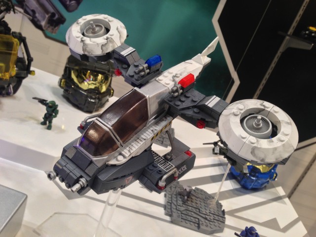 New York Toy Fair 2014 Mega Bloks Halo Police Hornet 97429 Set