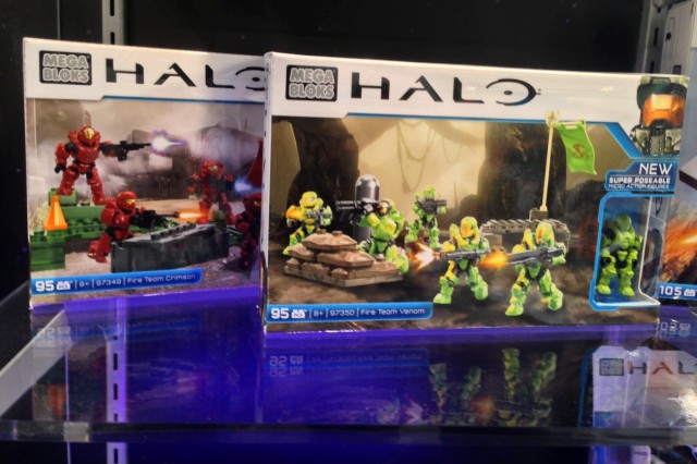 Halo Mega Bloks Fire Team Venom and Fire Team Crimson Sets