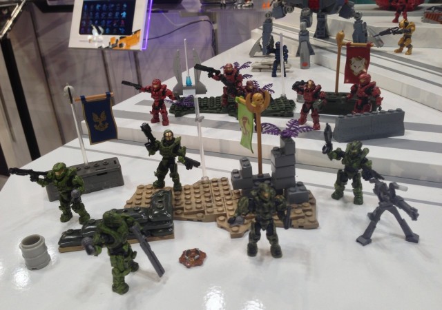 Toy Fair 2014 Halo Mega Bloks Fire Team Venom 97350