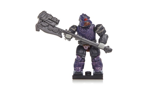 Halo Mega Bloks Series 9 Purple Brute Stalker with Gravity Hammer