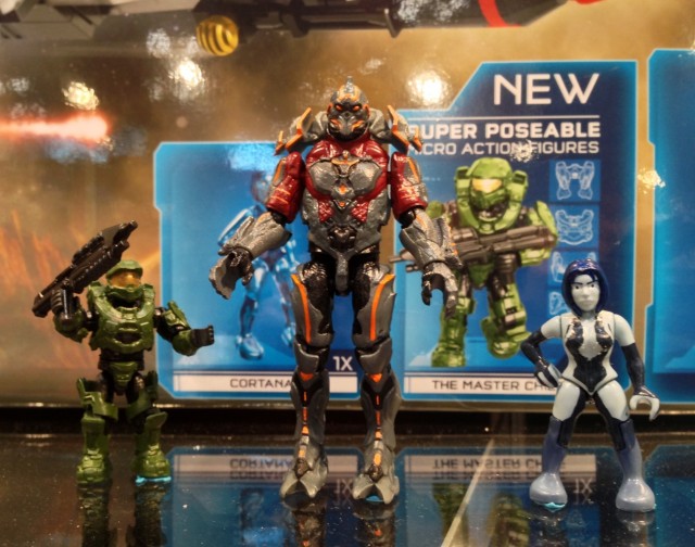 New York Toy Fair 2014 Halo Mega Bloks Master Chief The Didact Cortana Micro Figures