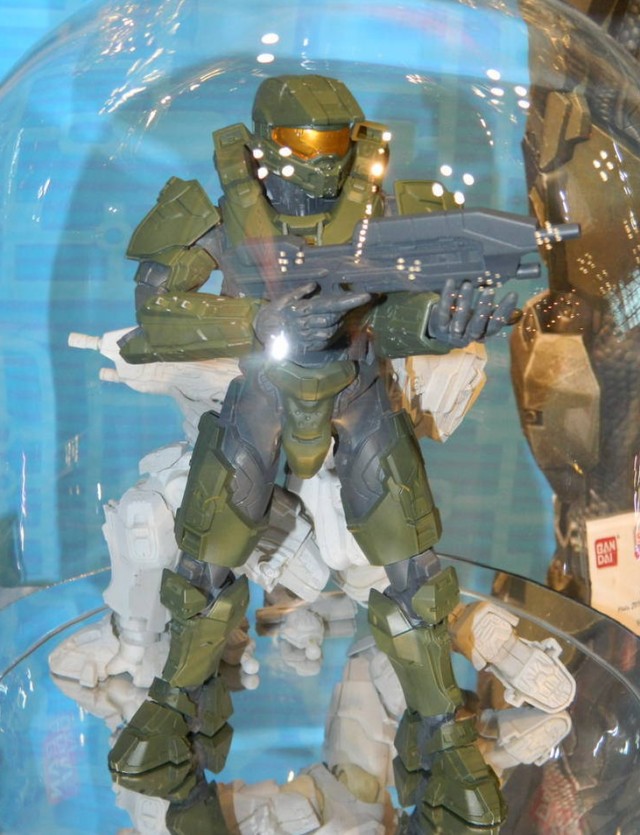 Bandai Master Chief Sprukits Model Kits Figure Level 3 2014 New York Toy Fair