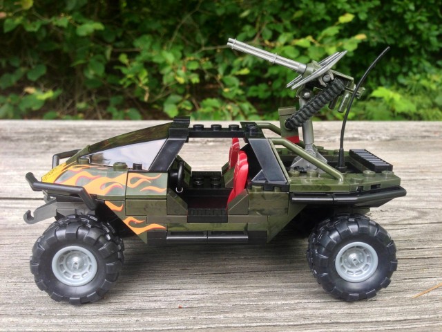 Mega Bloks Halo Flame Warthog 97449 Side View