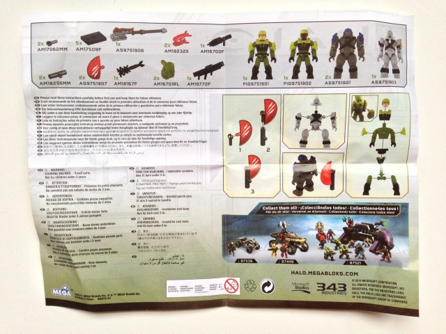 Mega Bloks Halo Battleground 97519 Instructions