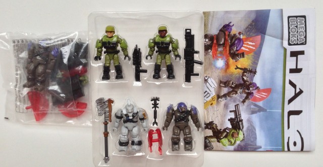 Halo Mega Bloks Anniversary Collection Battleground Set Contents