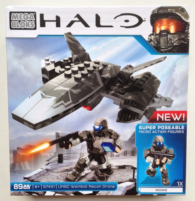 Halo Mega Bloks 97451 UNSC Wombat Recon Drone Box