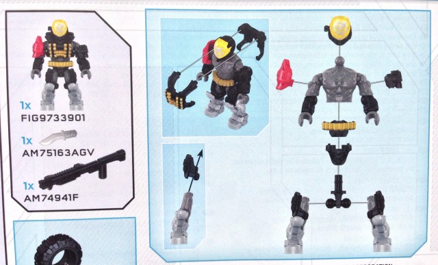 Halo Mega Bloks Emile Figure Removable Armor