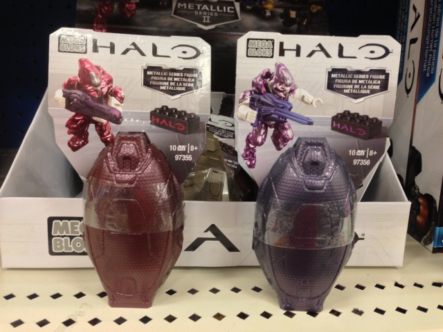 Halo Mega Bloks Metallic Drop Pods Purple Crimson Elite Storm Sets