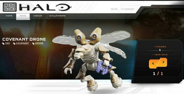 2015 Mega Bloks Halo Drone Figure