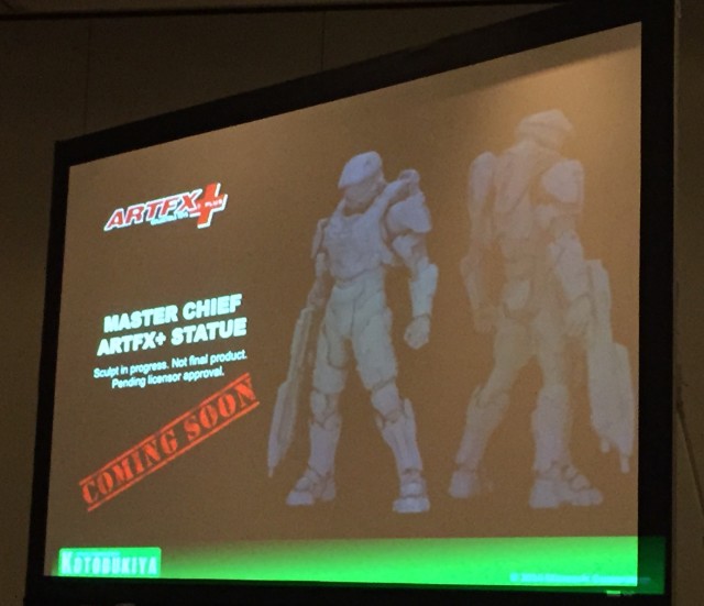 NYCC 2014 Kotobukiya Panel Halo Master Chief ARTFX+ Statue